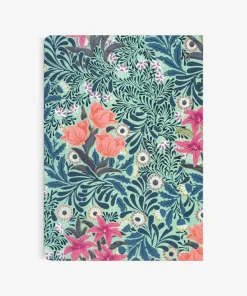 William Morris Handmade Embroidered Journal - Bower