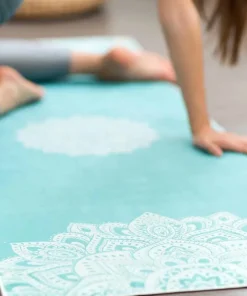 Yoga Design Lab Yoga Mat Towel - Mandala Turquoise