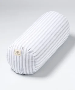 Yogamatters Buckwheat Bolster - Grey Ice Stripe