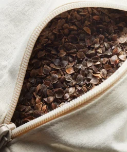 Yogamatters Hemp Rectangular Buckwheat Bolster - Natural