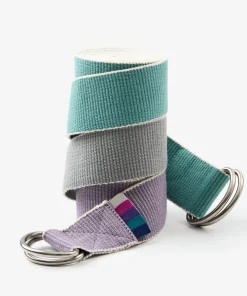 Yogamatters Organic Cotton Chambray D-ring Yoga Belt