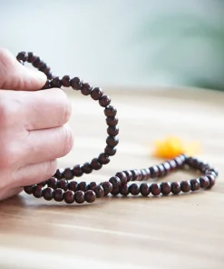 Yogamatters Rosewood Mala Beads Necklace