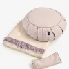Yogamatters Zafu Meditation Cushion, Blanket & Eye Pillow Kit