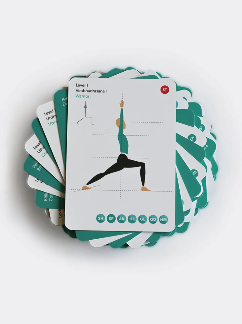 Yogaru 108 Asana Yoga Sequencing Cards